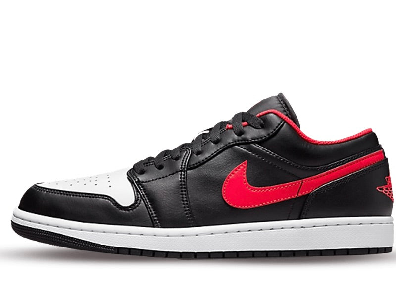 Air Jordan 1 Low Black Fire Red White