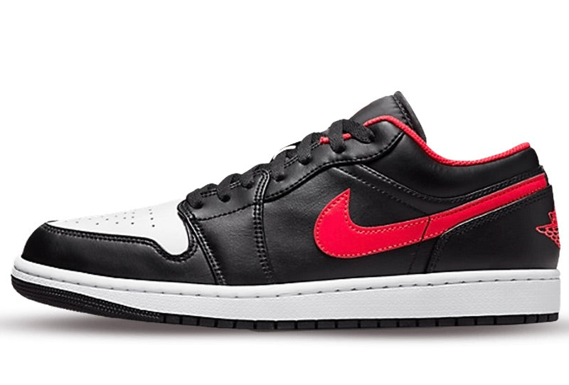 Air Jordan 1 Low Black Fire Red White