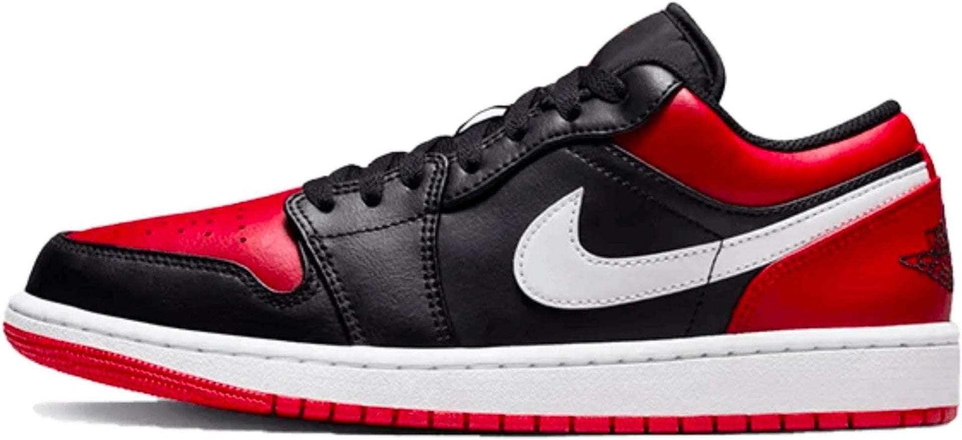 Air Jordan 1 Low Black White Gym Red