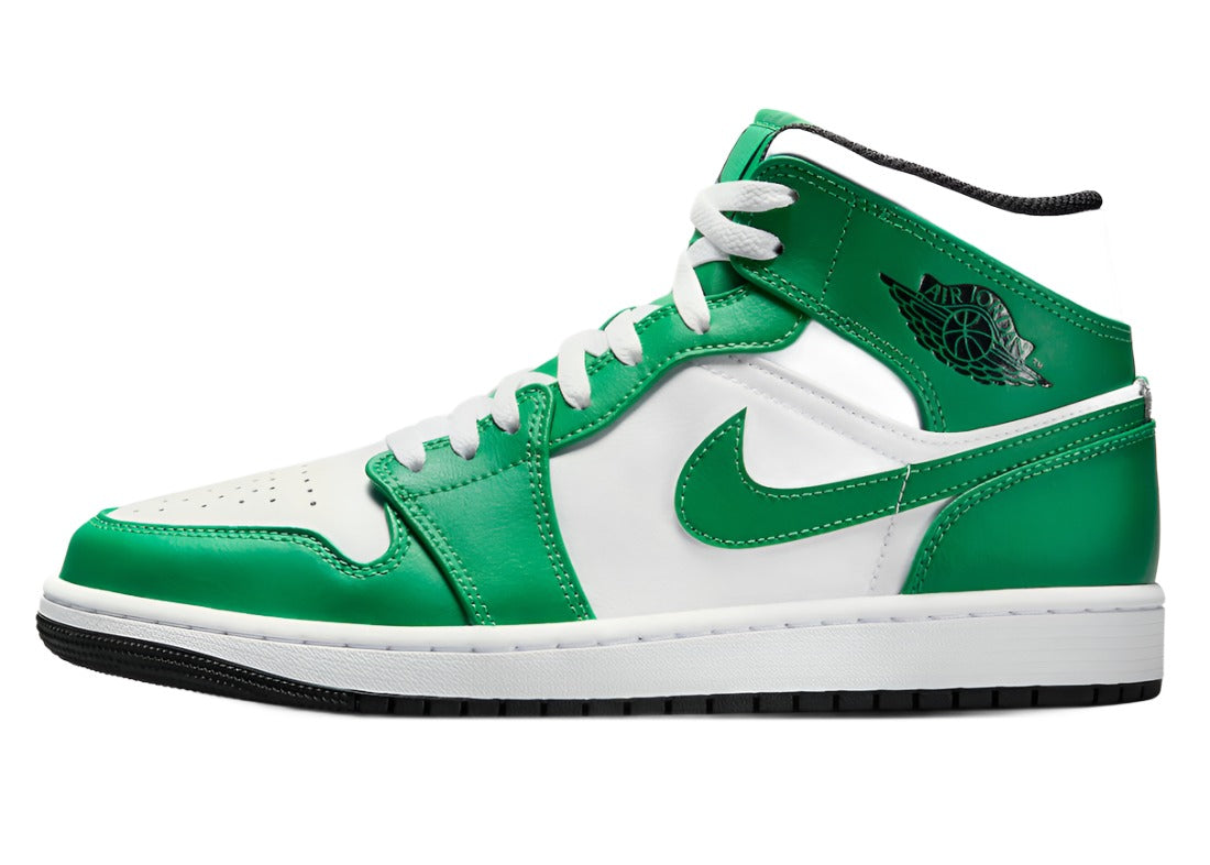 Air Jordan 1 Mid Lucky Green/Black-White