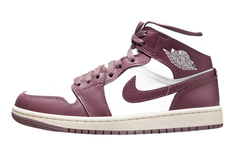 Women's Air Jordan 1 Mid Sky J Mauve Pure Platinum Sail