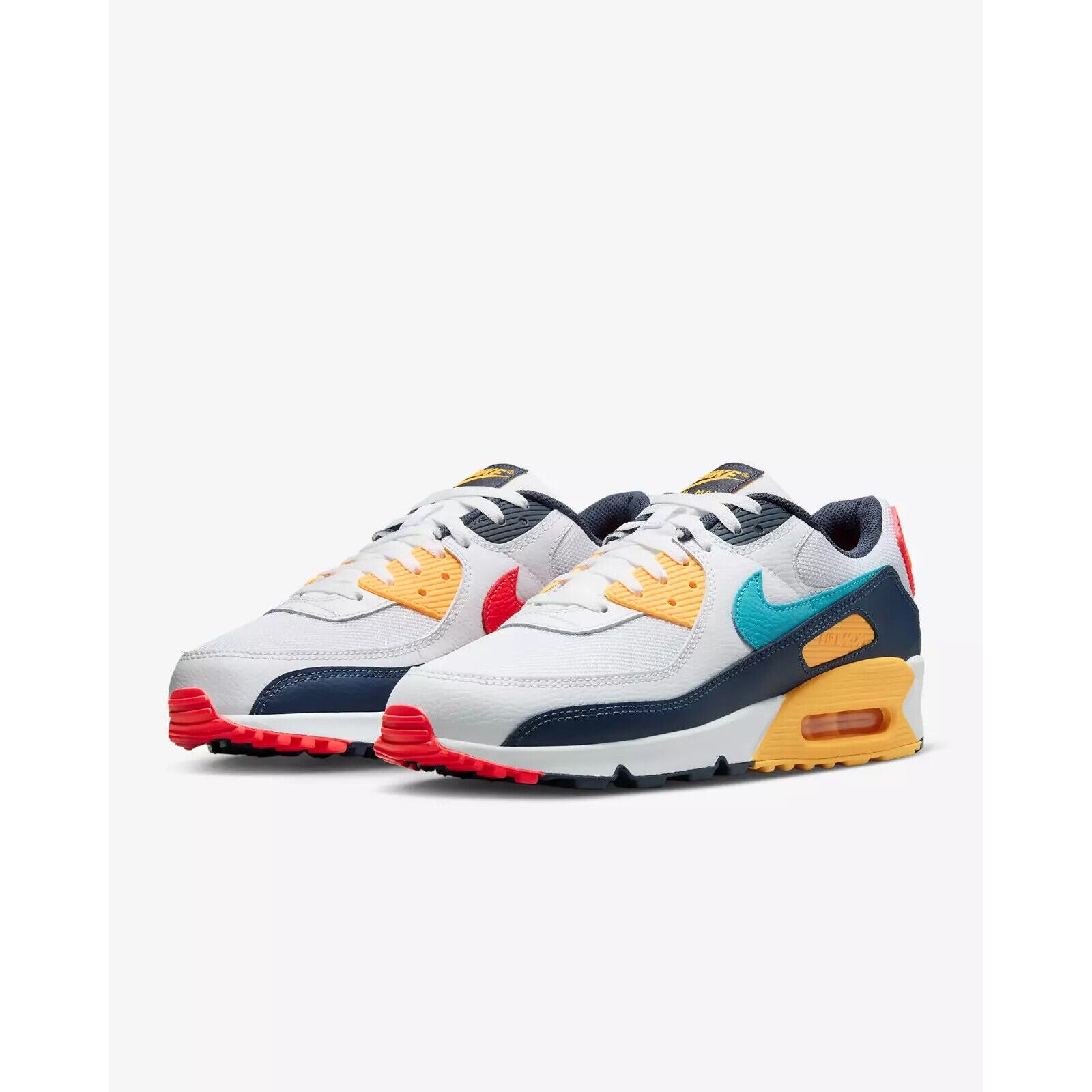 Nike Air Max 90 White Thunder Blue Dusty Cactus