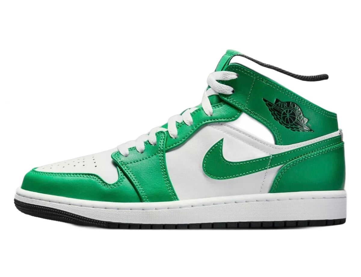 Air Jordan 1 Mid Lucky Green/Black-White