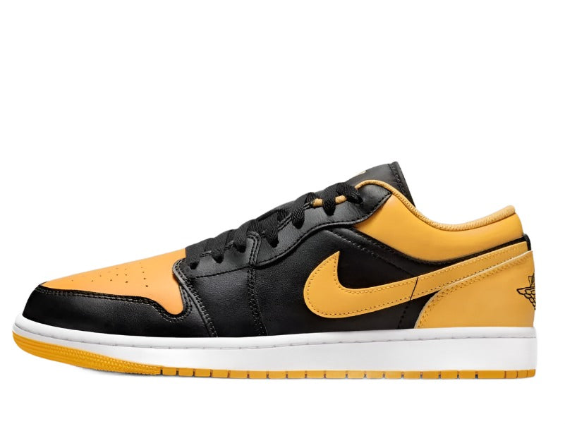 Air Jordan 1 Low Black Yellow Ochre White